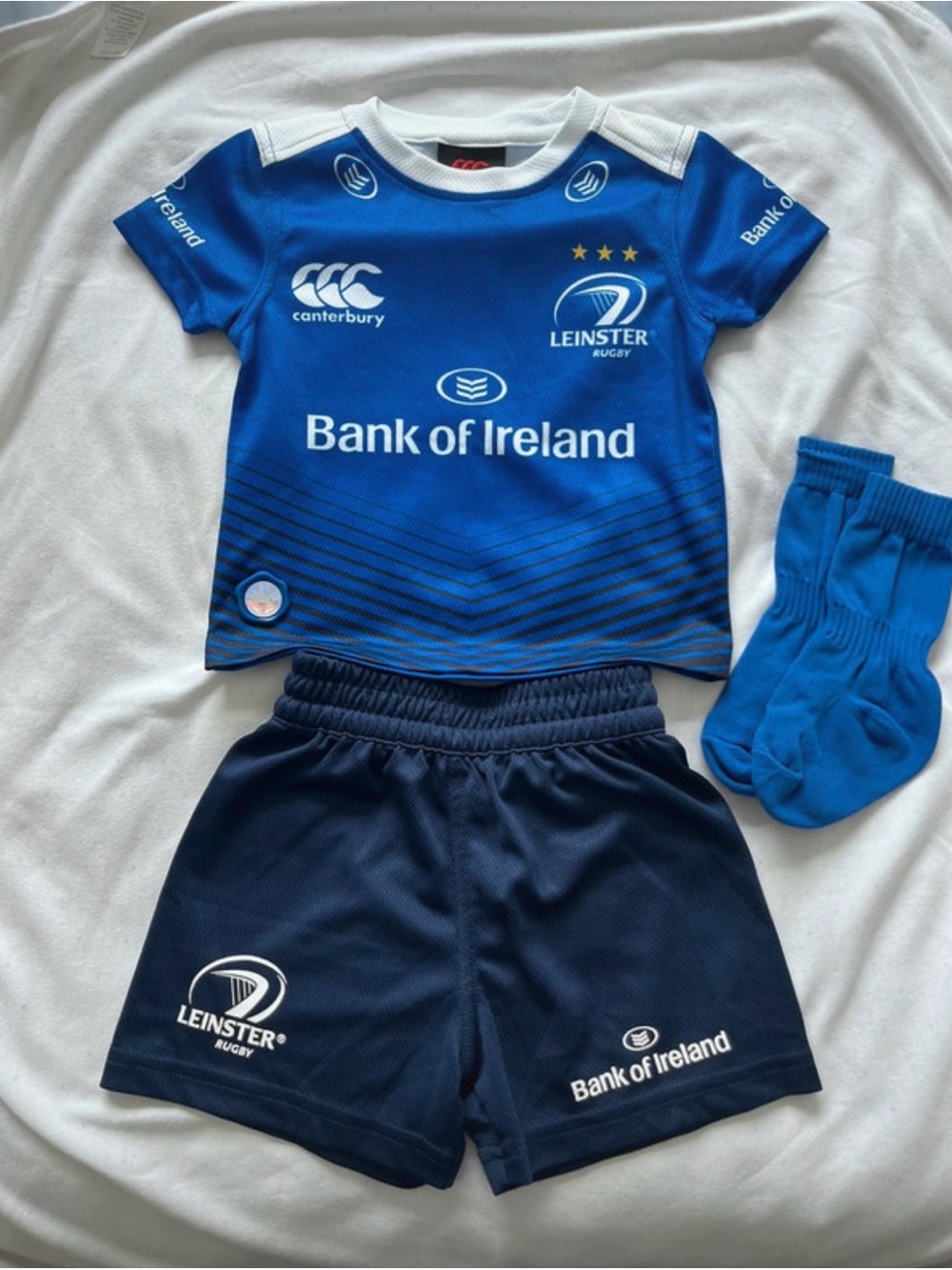 Leinster Kids Blue Rugby Jersey and Shorts Set